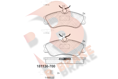 R BRAKE RB1136-700