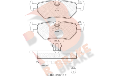 R BRAKE RB1087