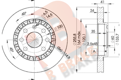 R BRAKE 78RBD29042