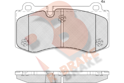 R BRAKE RB1796-071