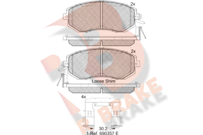 R BRAKE RB2199