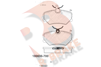 R BRAKE RB0696-700