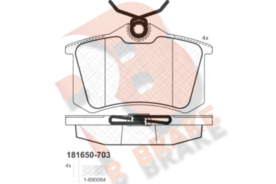 R BRAKE RB1650-703