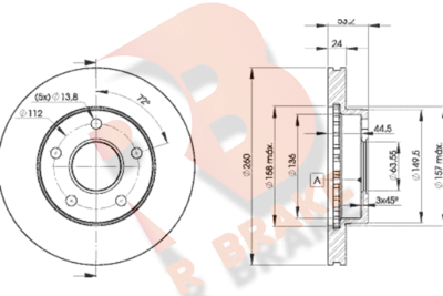 R BRAKE 78RBD28109