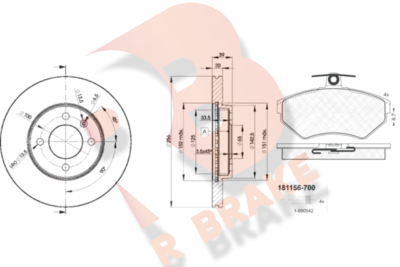 R BRAKE 3R11563790 R BRAKE 3R11563790