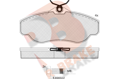 R BRAKE RB1145-700