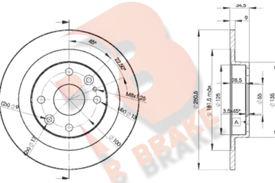 R BRAKE 78RBD23257