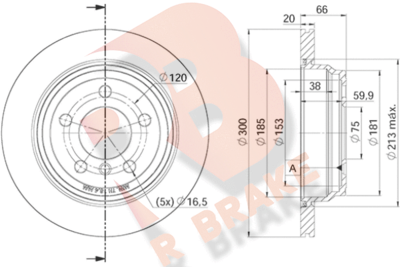 R BRAKE 78RBD23418