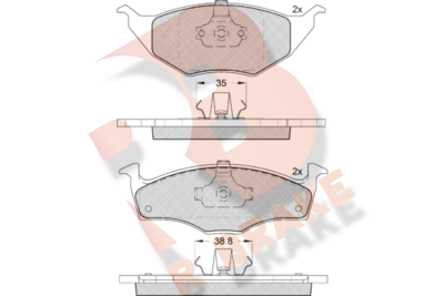 R BRAKE RB1373-400