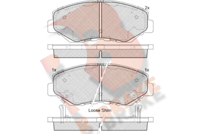 R BRAKE RB1558