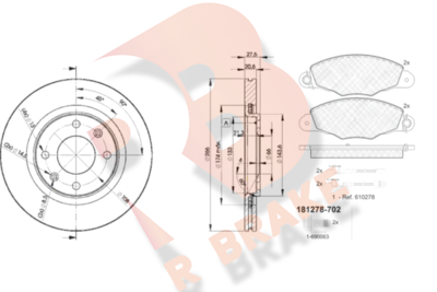 R BRAKE 3R12784697 R BRAKE 3R12784697