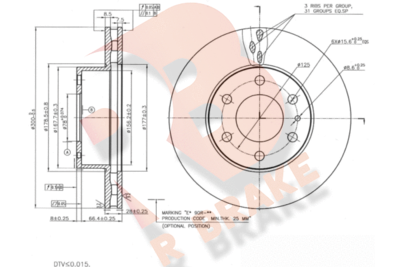 R BRAKE 78RBD28761