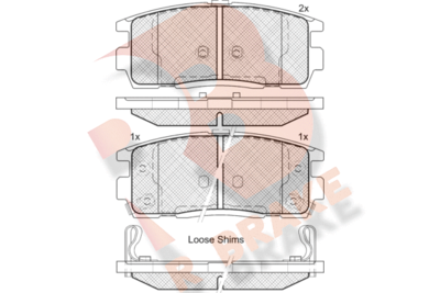 R BRAKE RB1799