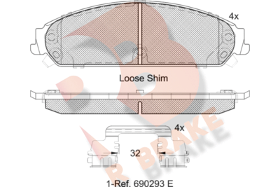 R BRAKE RB2068