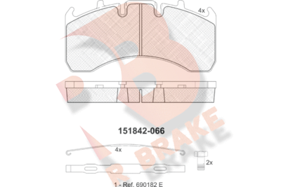 R BRAKE RB1842-066