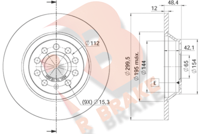 R BRAKE 78RBD25642