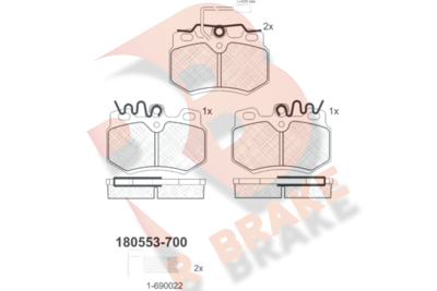 R BRAKE RB0553-700