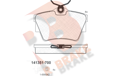 R BRAKE RB1351-700