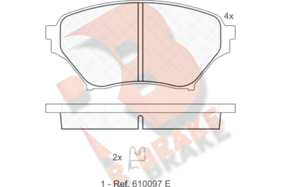 R BRAKE RB1529