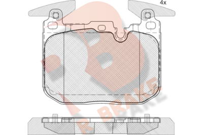 R BRAKE RB2093-200