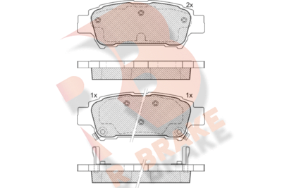 R BRAKE RB1608