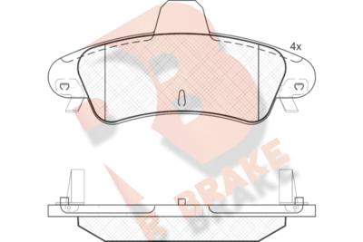 R BRAKE RB1735-204