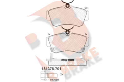 R BRAKE RB1378-701