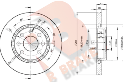 R BRAKE 78RBD29046