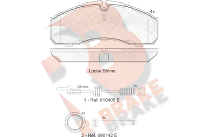 R BRAKE RB1499-203