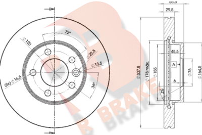 R BRAKE 78RBD26153