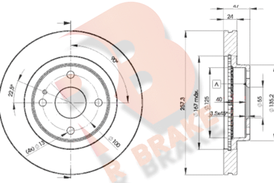 R BRAKE 78RBD23266