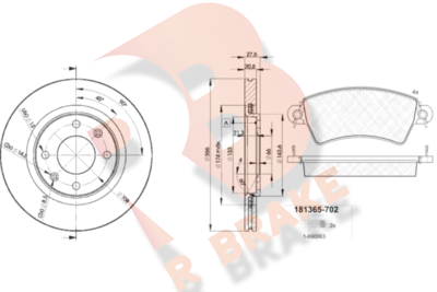 R BRAKE 3R13654697 R BRAKE 3R13654697