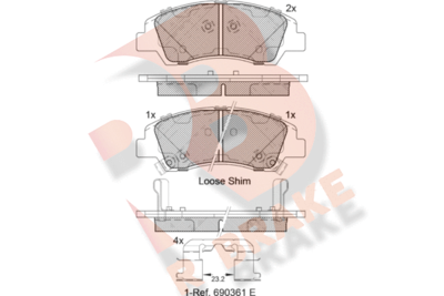 R BRAKE RB2178