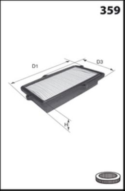 LUCAS FILTERS LFAF403