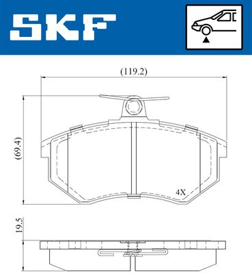 SKF VKBP 80722