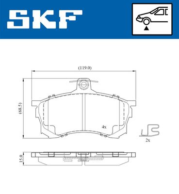 SKF VKBP 80872 A