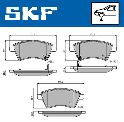 SKF VKBP 80185 A