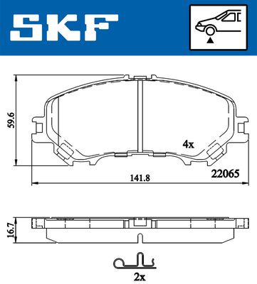 SKF VKBP 80557 A