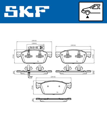 SKF VKBP 80445 E