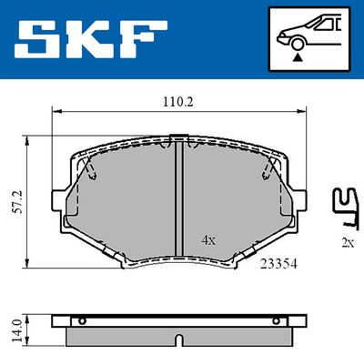 SKF VKBP 80564 A