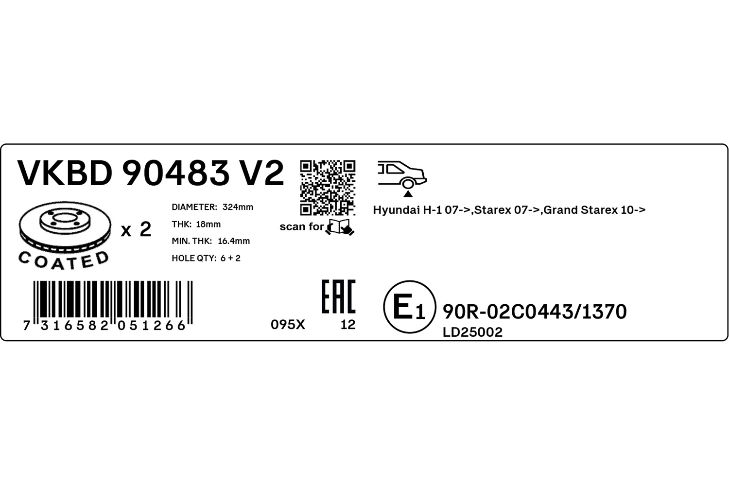 SKF VKBD 90483 V2 SKF VKBD 90483 V2