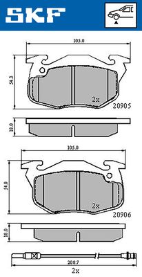 SKF VKBP 80238 E