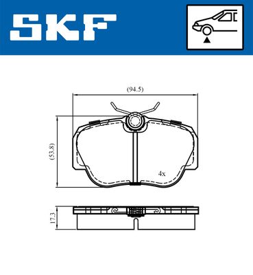 SKF VKBP 80713