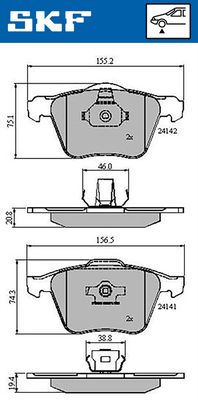 SKF VKBP 80455