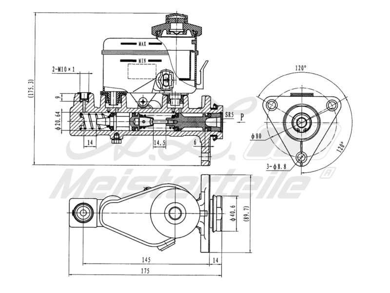 A.Z. Meisterteile AZMT-44-110-1109