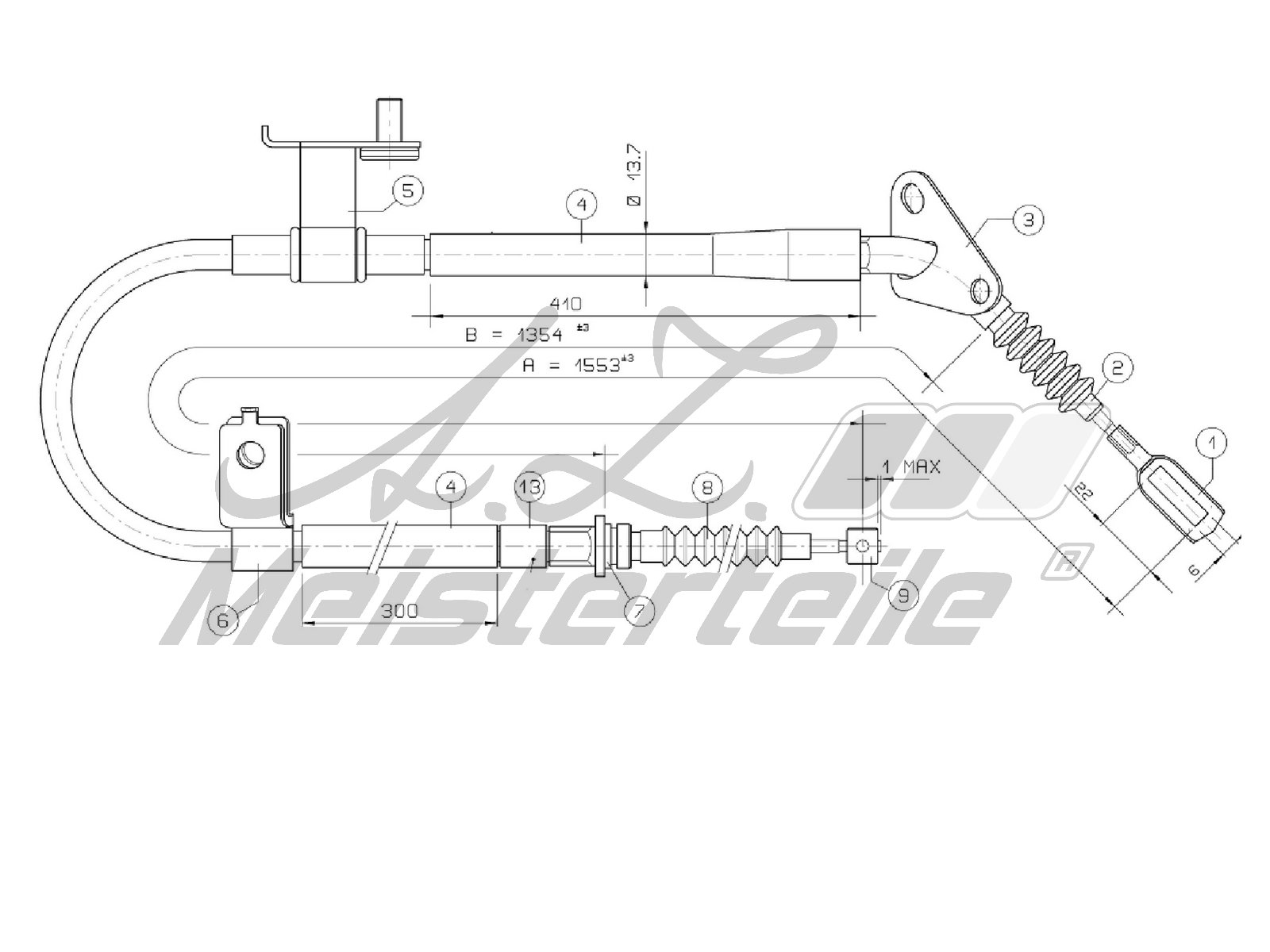 A.Z. Meisterteile AZMT-44-031-1334