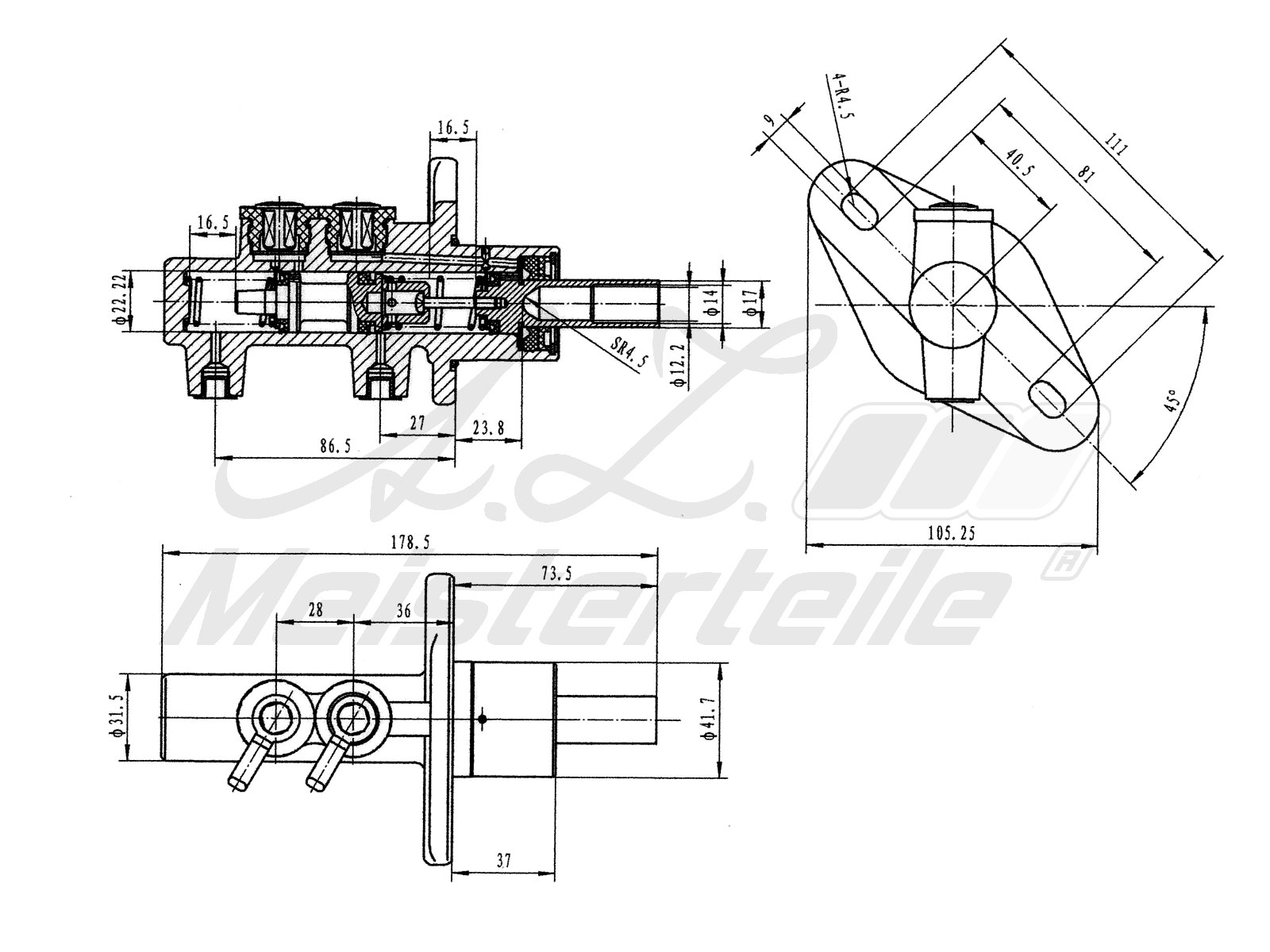 A.Z. Meisterteile AZMT-44-110-1067