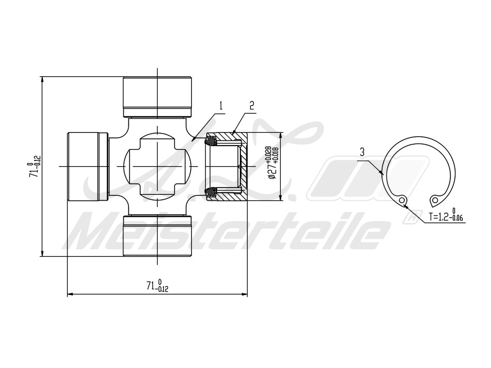 A.Z. Meisterteile AZMT-42-041-1056 A.Z. Meisterteile AZMT-42-041-1056