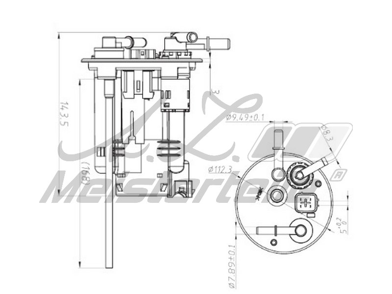 A.Z. Meisterteile AZMT-41-020-1460