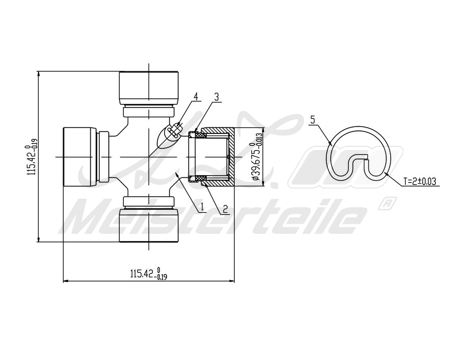 A.Z. Meisterteile AZMT-42-041-1007